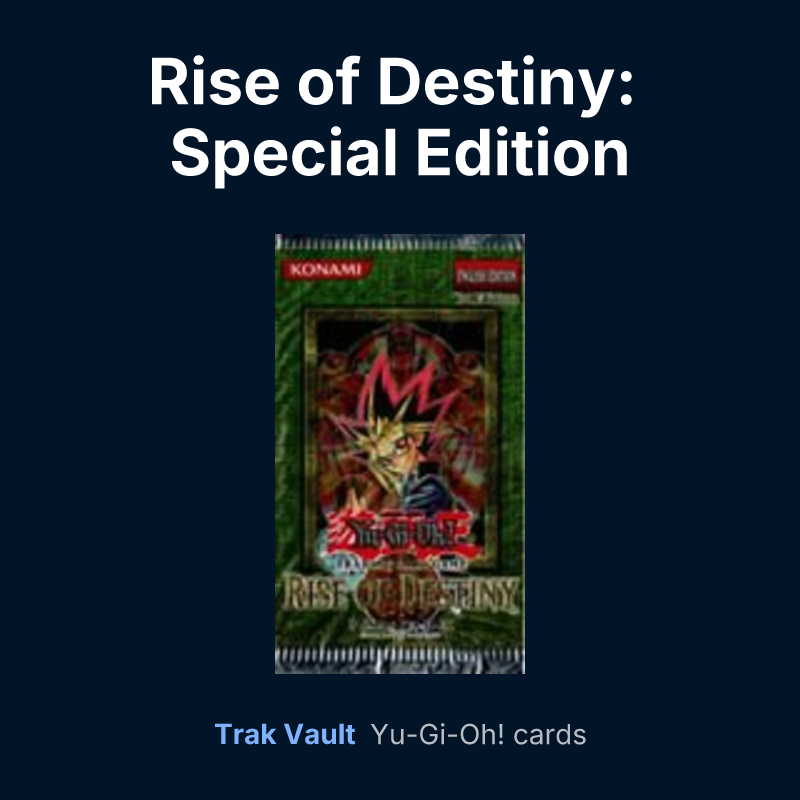 Rise of Destiny: Special Edition — Yu-Gi-Oh! card list