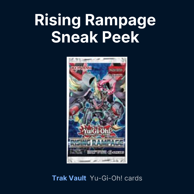 Rising Rampage Sneak Peek Participation Card — Yu-Gi-Oh! card list