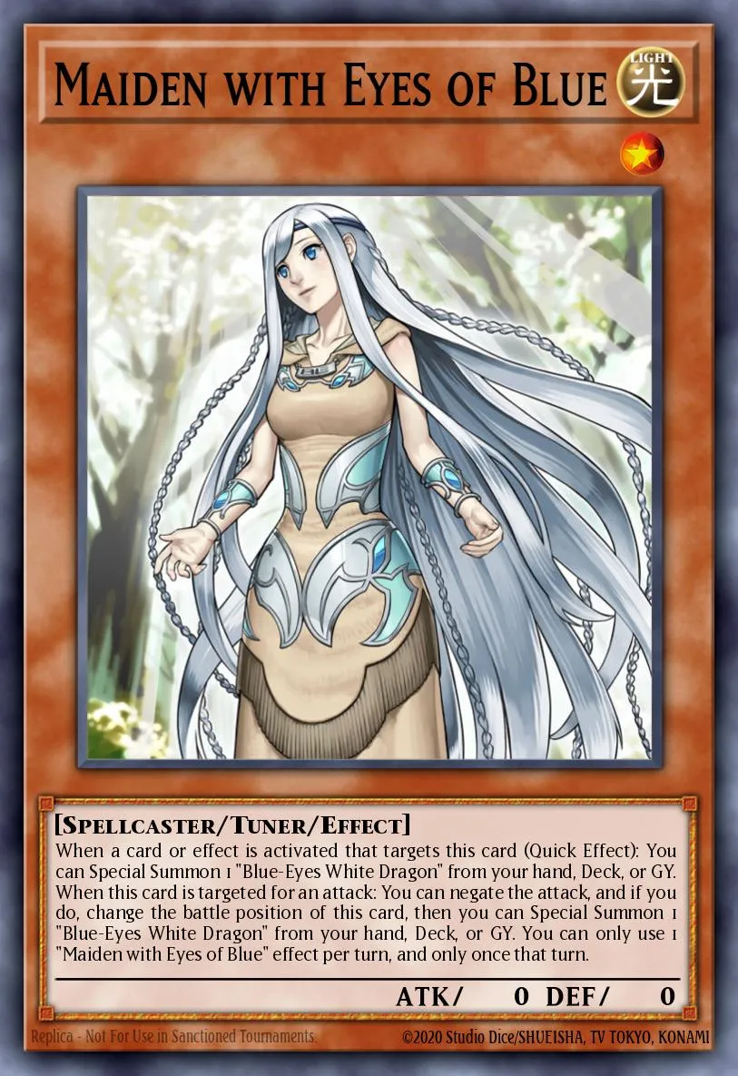 Maiden with Eyes of Blue — Saga of Blue-Eyes White Dragon Structure Deck