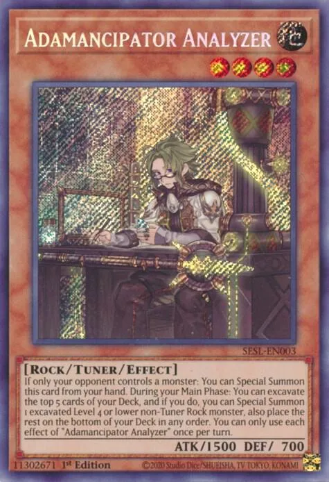 Adamancipator Analyzer — Secret Slayers