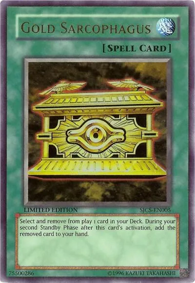 Gold Sarcophagus — Shonen Jump Championship 2007 Prize Card A
