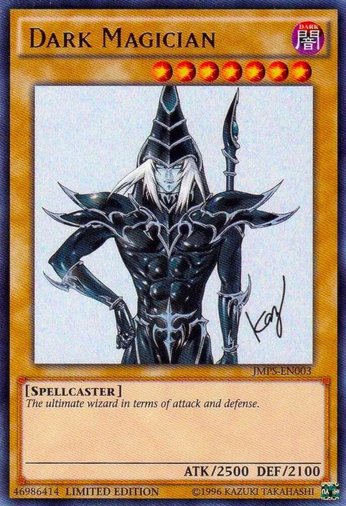 Dark Magician — Shonen Jump Scholastic Edition Vol. 9, Issue 1 promotional card
