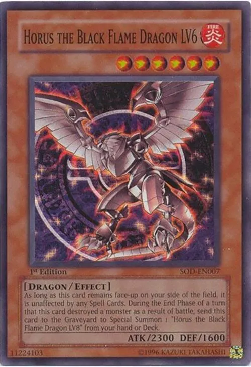 Horus the Black Flame Dragon LV6 — Soul of the Duelist