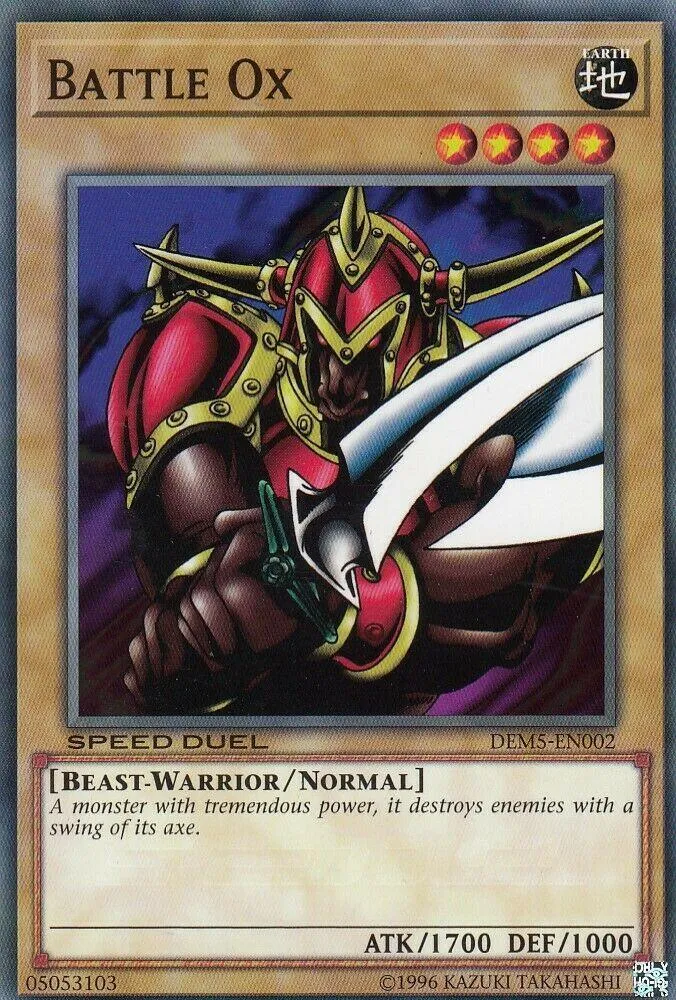 Battle Ox — Speed Duel Demo Deck