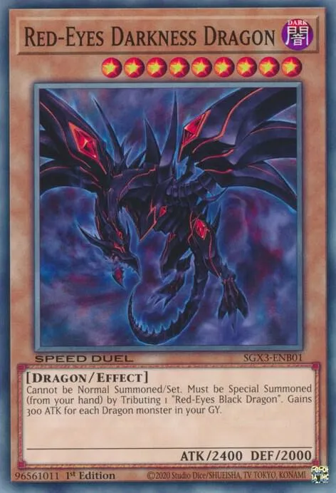 Red-Eyes Darkness Dragon — Speed Duel GX: Duelists of Shadows