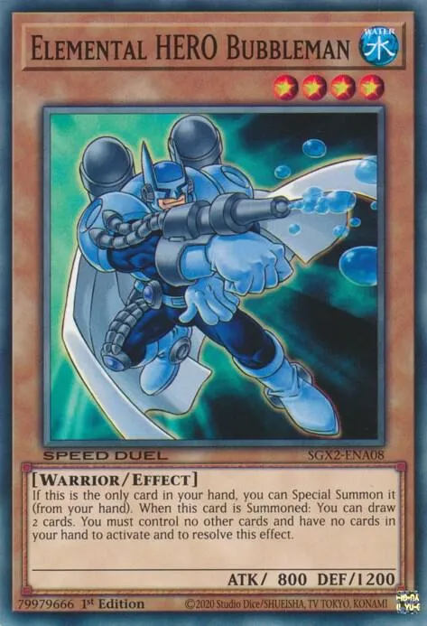 Elemental HERO Bubbleman — Speed Duel GX: Midterm Paradox