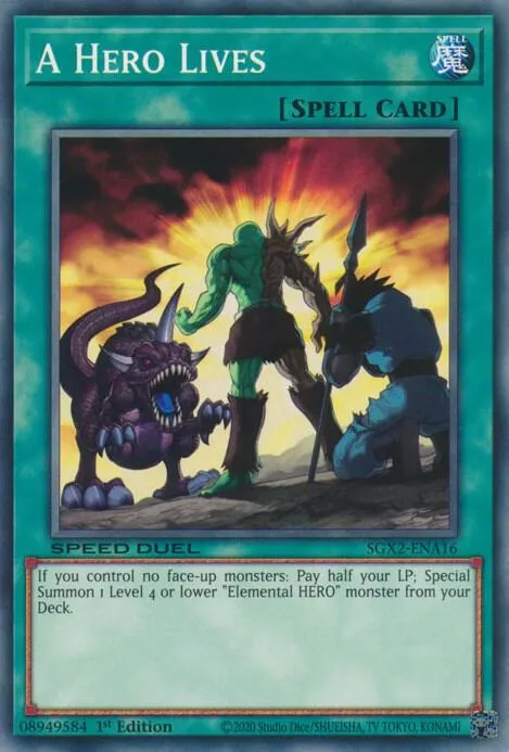 A Hero Lives — Speed Duel GX: Midterm Paradox