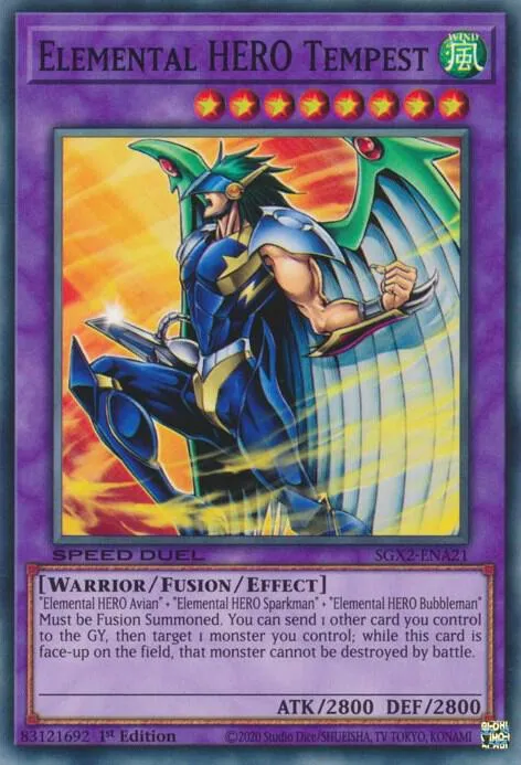 Elemental HERO Tempest — Speed Duel GX: Midterm Paradox