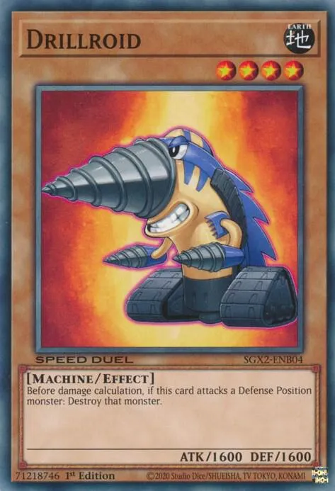 Drillroid — Speed Duel GX: Midterm Paradox