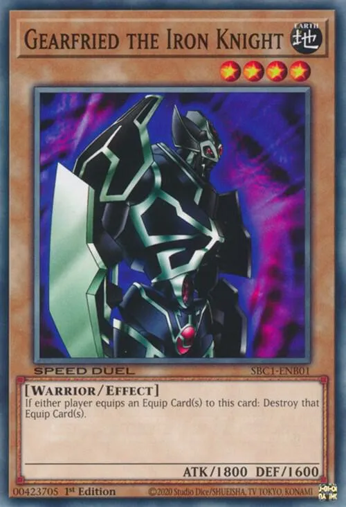 Gearfried the Iron Knight — Speed Duel: Streets of Battle City