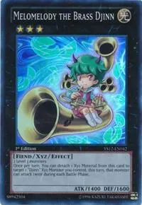 Melomelody the Brass Djinn — Starter Deck: Xyz Symphony
