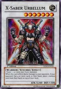 X-Saber Urbellum — Starter Deck: Yu-Gi-Oh! 5D's 2009