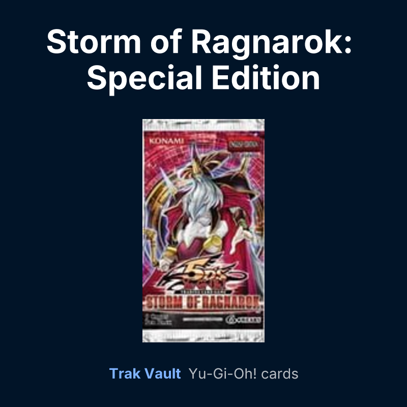 Storm of Ragnarok: Special Edition — Yu-Gi-Oh! card list