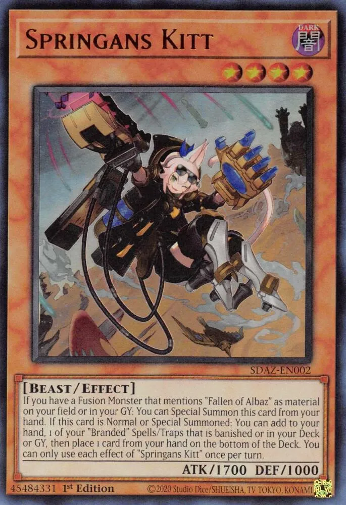 Springans Kitt — Structure Deck: Albaz Strike
