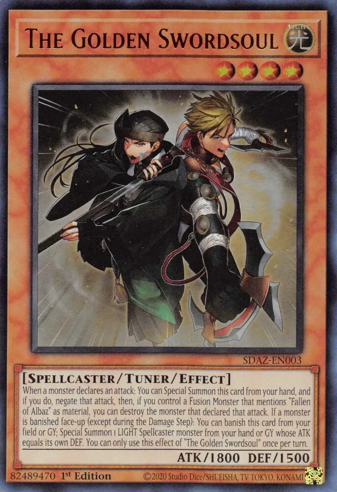 The Golden Swordsoul — Structure Deck: Albaz Strike