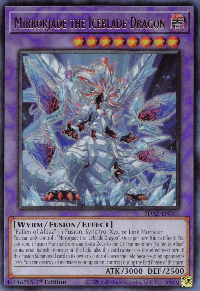 Mirrorjade the Iceblade Dragon — Structure Deck: Albaz Strike