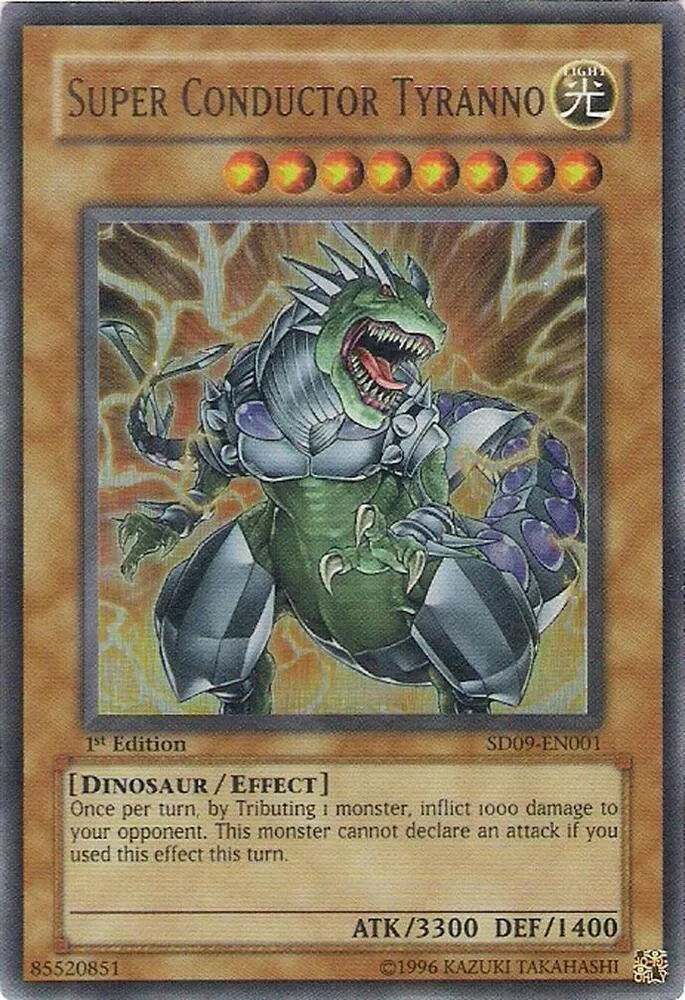 Super Conductor Tyranno — Structure Deck: Dinosaur's Rage