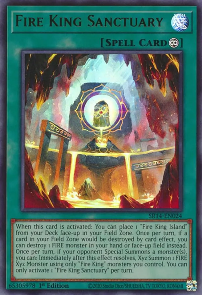 Fire King Sanctuary — Structure Deck: Fire Kings