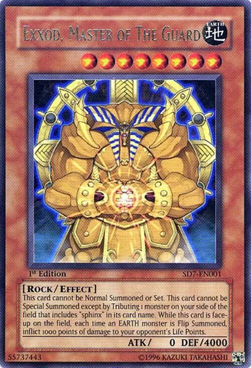 Exxod, Master of The Guard — Structure Deck: Invincible Fortress