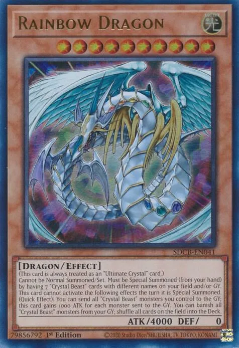 Rainbow Dragon — Structure Deck: Legend of the Crystal Beasts