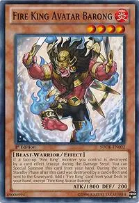 Fire King Avatar Barong — Structure Deck: Onslaught of the Fire Kings