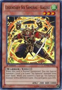 Legendary Six Samurai - Kageki — Structure Deck: Samurai Warlords