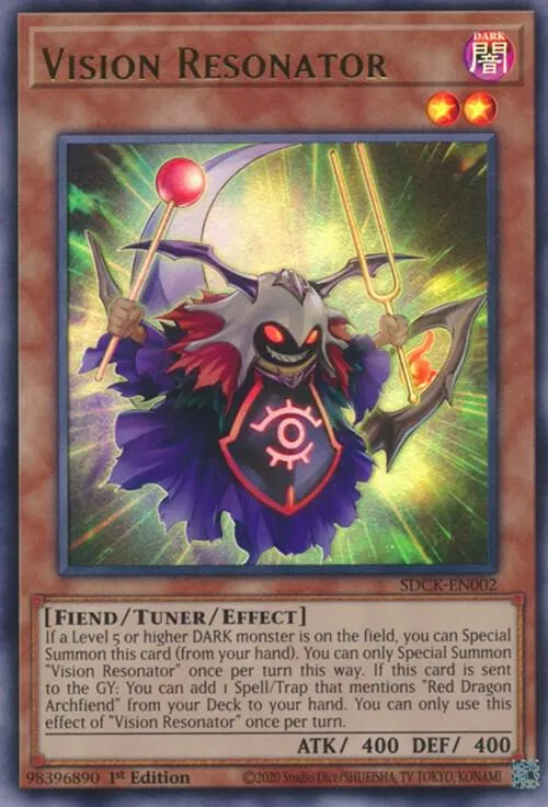 Vision Resonator — Structure Deck: The Crimson King