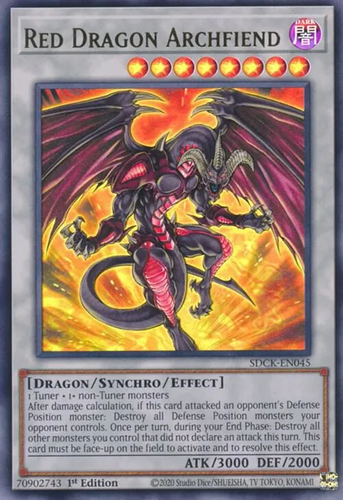 Red Dragon Archfiend — Structure Deck: The Crimson King