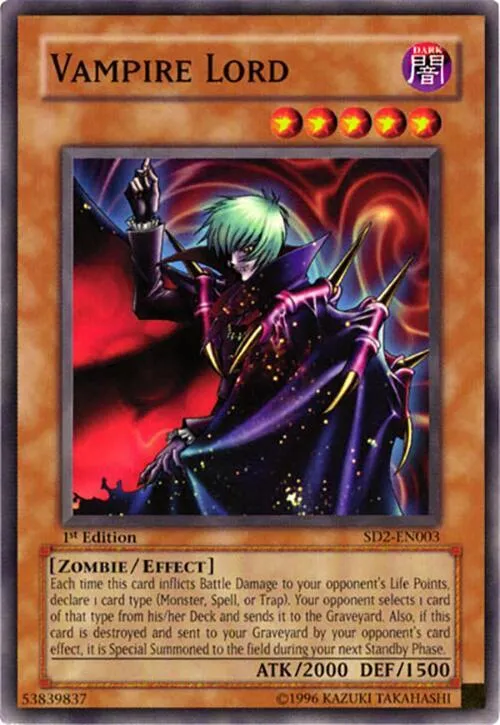 Vampire Lord — Structure Deck: Zombie Madness