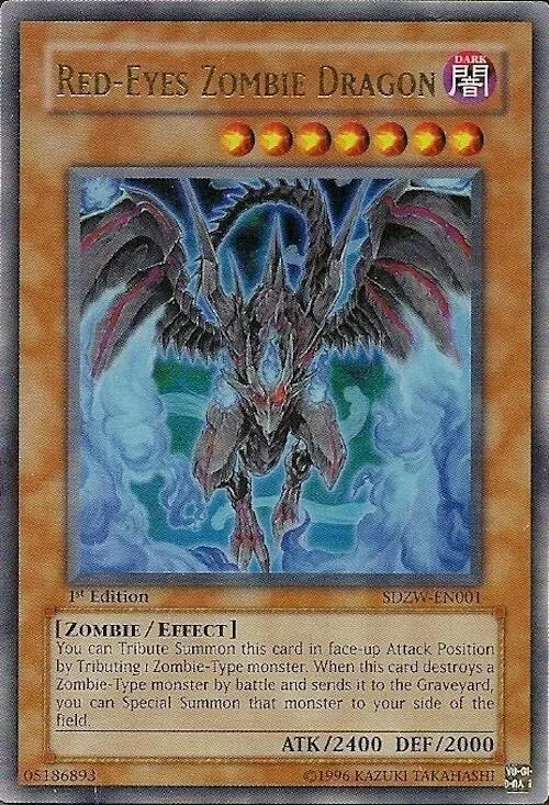 Red-Eyes Zombie Dragon — Structure Deck: Zombie World