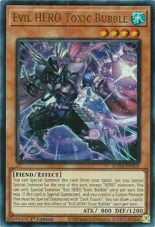 Evil HERO Toxic Bubble — Supreme Darkness
