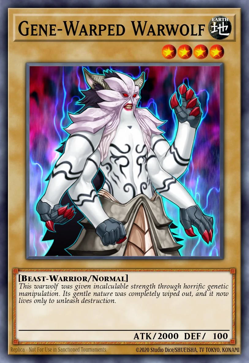 Gene-Warped Warwolf — THANK YOU PACK