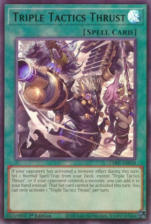 Triple Tactics Thrust — THE CHRONICLES DECK: The Fallen & The Virtuous (All-Foil Edition)