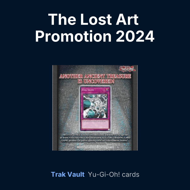 The Lost Art Promotion 2024 — Yu-Gi-Oh! card list