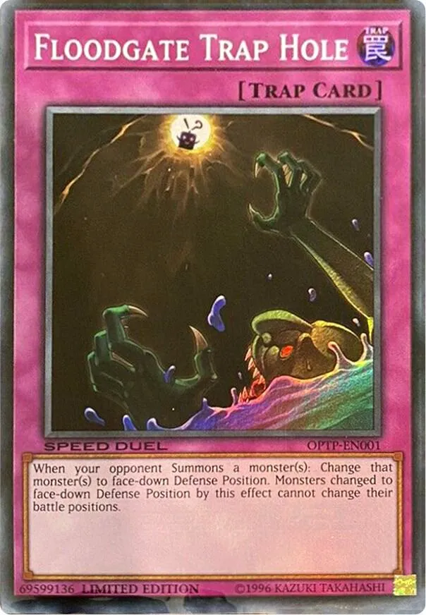 Floodgate Trap Hole — Trials of the Pharaoh - Match of the Millennium & Twisted Nightmares promotional card