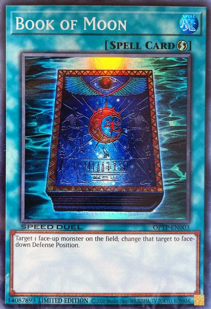 Book of Moon — Trials of the Pharaoh - Match of the Millennium & Twisted Nightmares promotional card
