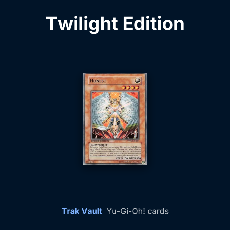 Twilight Edition Yu-Gi-Oh! cards: Honest