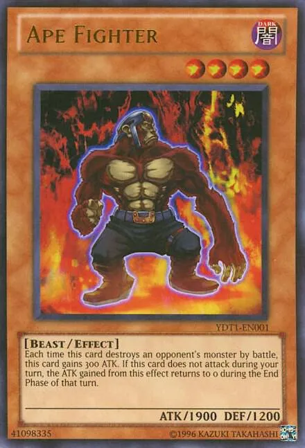 Ape Fighter — Yu-Gi-Oh! 5D's Duel Transer promotional cards