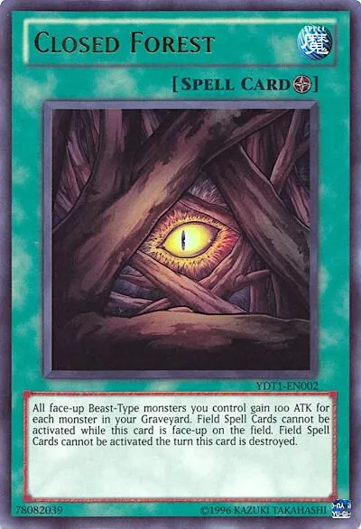 Closed Forest — Yu-Gi-Oh! 5D's Duel Transer promotional cards