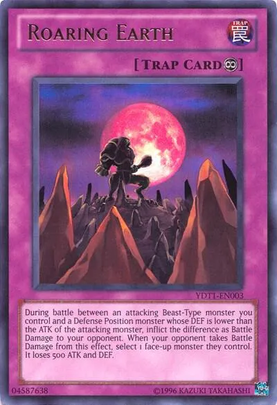 Roaring Earth — Yu-Gi-Oh! 5D's Duel Transer promotional cards