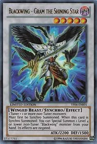 Blackwing - Gram the Shining Star — Yu-Gi-Oh! 5D's Volume 4 promotional card