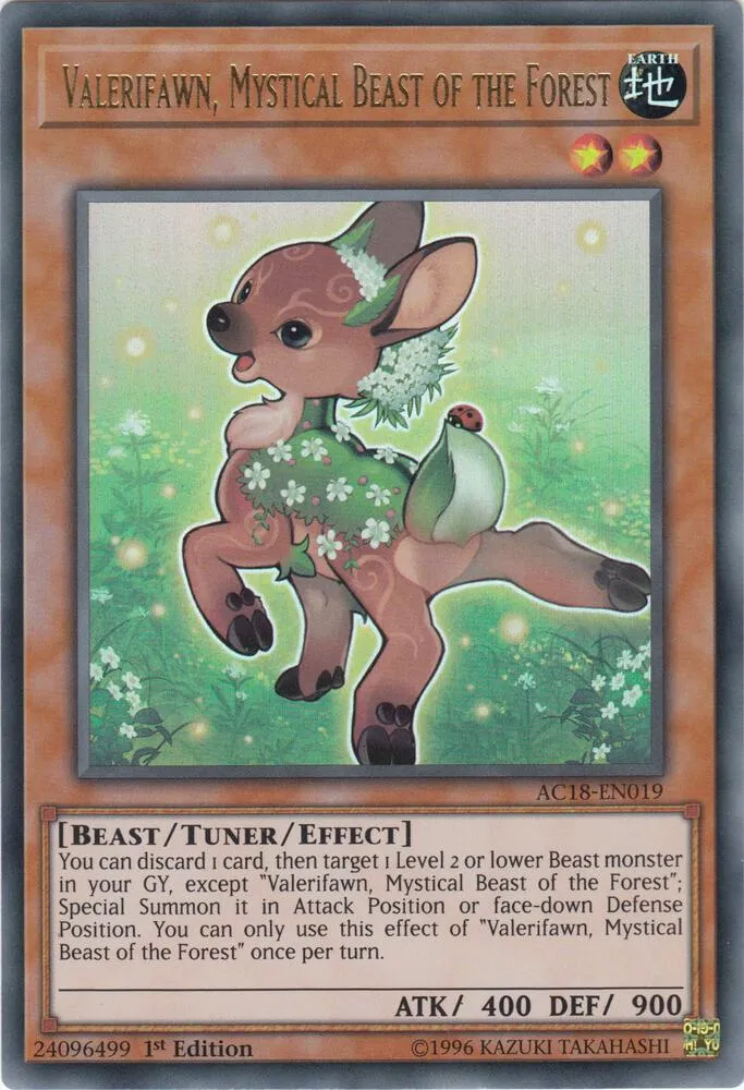 Valerifawn, Mystical Beast of the Forest — Yu-Gi-Oh! Advent Calendar (2018)