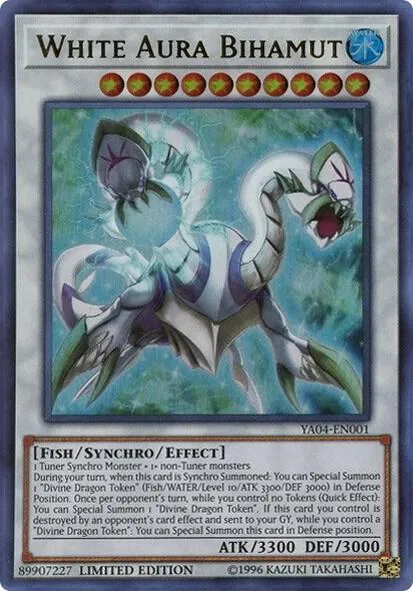 White Aura Bihamut — Yu-Gi-Oh! ARC-V Volume 4 promotional card