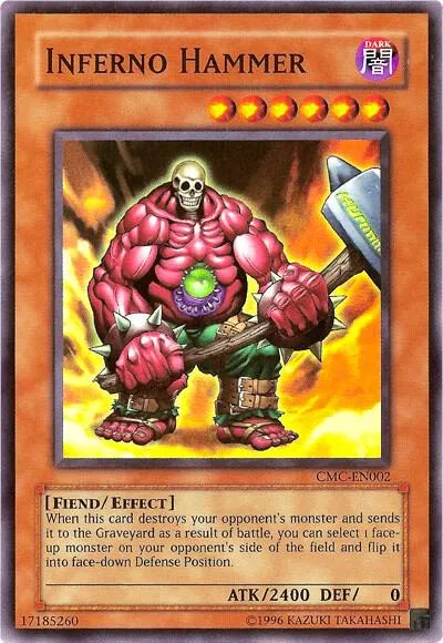 Inferno Hammer — Yu-Gi-Oh! Capsule Monster Coliseum promotional cards