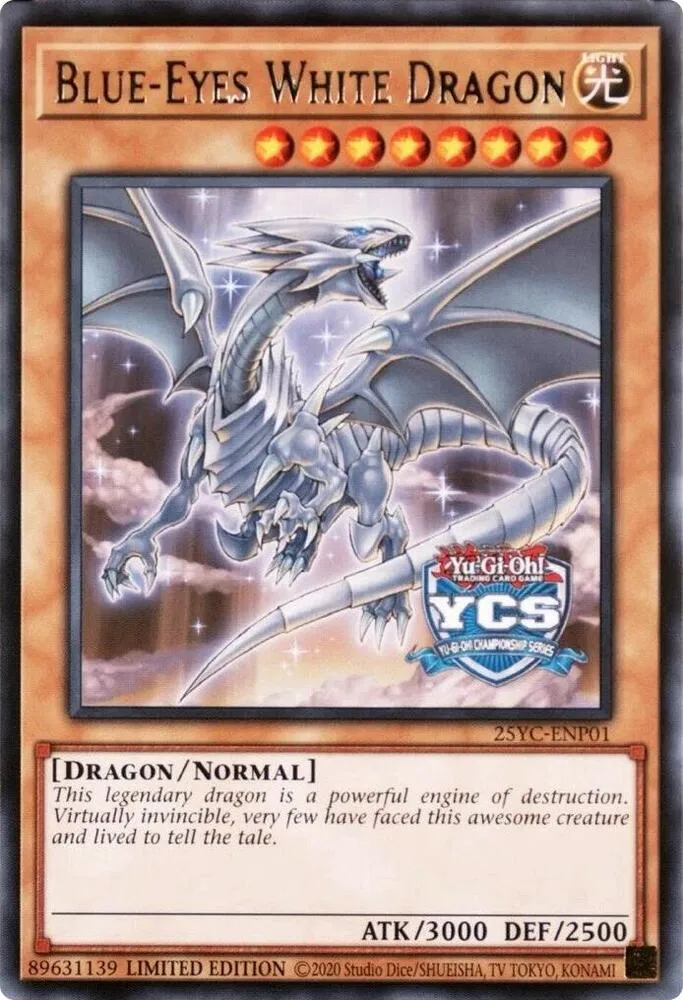 Blue-Eyes White Dragon — Yu-Gi-Oh! Championship Series 2025 prize cards