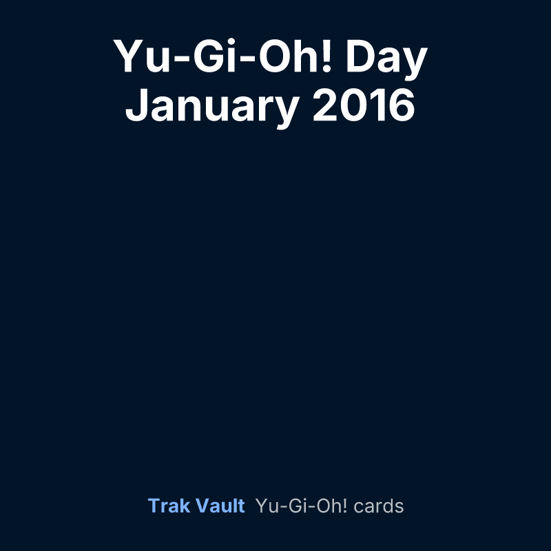 Yu-Gi-Oh! Day January 2016 promotional card — Yu-Gi-Oh! card list