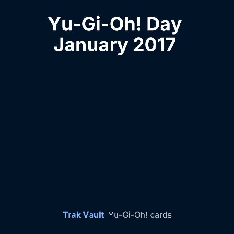 Yu-Gi-Oh! Day January 2017 promotional card — Yu-Gi-Oh! card list