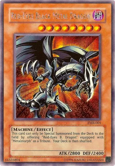 Red-Eyes Black Metal Dragon — Yu-Gi-Oh! Forbidden Memories promotional cards