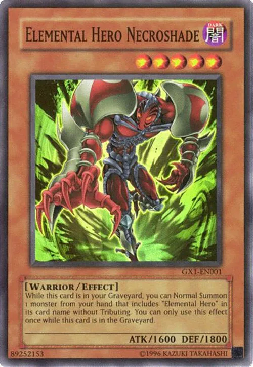 Elemental HERO Necroshade — Yu-Gi-Oh! GX Duel Academy promotional cards