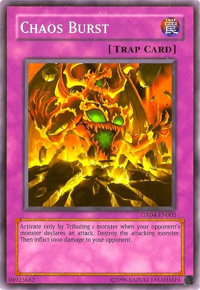 Chaos Burst — Yu-Gi-Oh! GX Tag Force 2 promotional cards